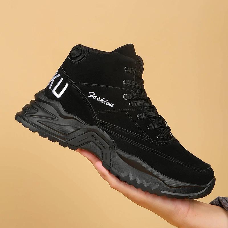 Men s High Tops Tooling Boots Men Snow Boot Climbing Shoes Trendy All-match Lightweight Personality British Style New Arrival 39 чёрный
Men s High Tops Tooling Boots Men Snow Boot Climbing Shoes Trendy All-match Lightweight Personality British Style New Arrival 39 чёрный