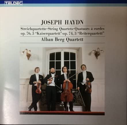 CD ALBAN BERG QUARTETT; HAYDN - Haydn: String Quartet No. 77 Empero 20P22793 Warner 1989 Japan Classical Used
CD ALBAN BERG QUARTETT; HAYDN - Haydn: String Quartet No. 77 Empero 20P22793 Warner 1989 Japan Classical Used