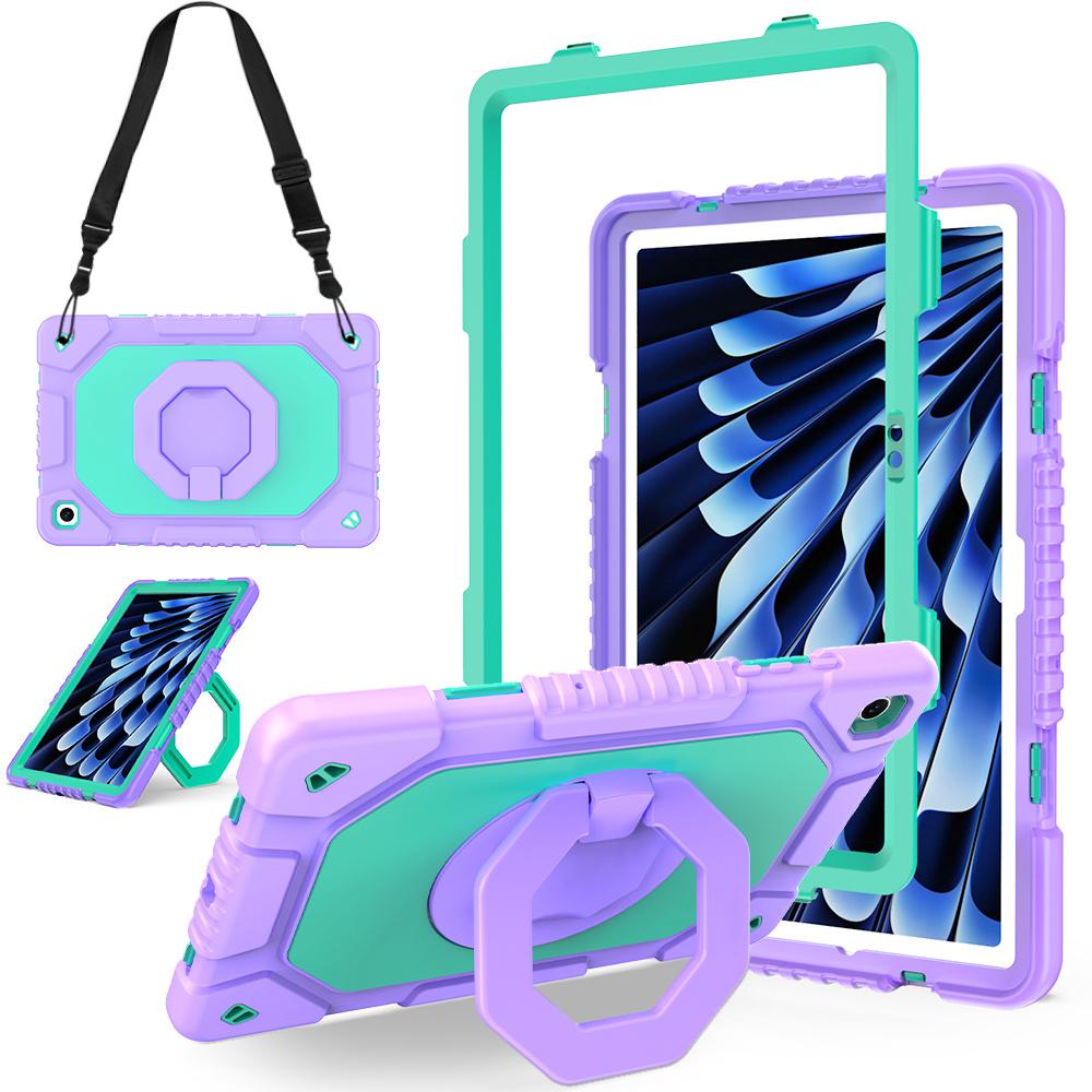 For Samsung Galaxy Tab A11+ / A9+ Case Hand Grip Kickstand Shockproof Silicone + PC Tablet Cover with Detachable Strap / Pen Slot
For Samsung Galaxy Tab A11+ / A9+ Case Hand Grip Kickstand Shockproof Silicone + PC Tablet Cover with Detachable Strap / Pen Slot