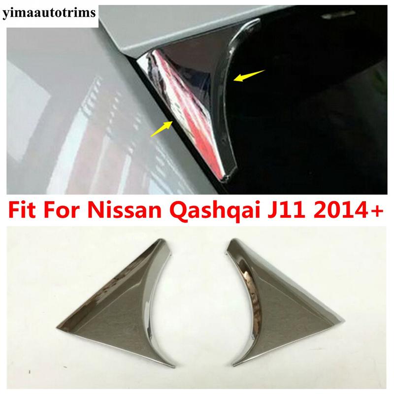 2PCS Car ABS Chrome Rear Window Tailgate Spoiler Sequin Panel Cover Trim For Nissan Qashqai J11 2014 - Accessories Exterior
2PCS Car ABS Chrome Rear Window Tailgate Spoiler Sequin Panel Cover Trim For Nissan Qashqai J11 2014 - Accessories Exterior