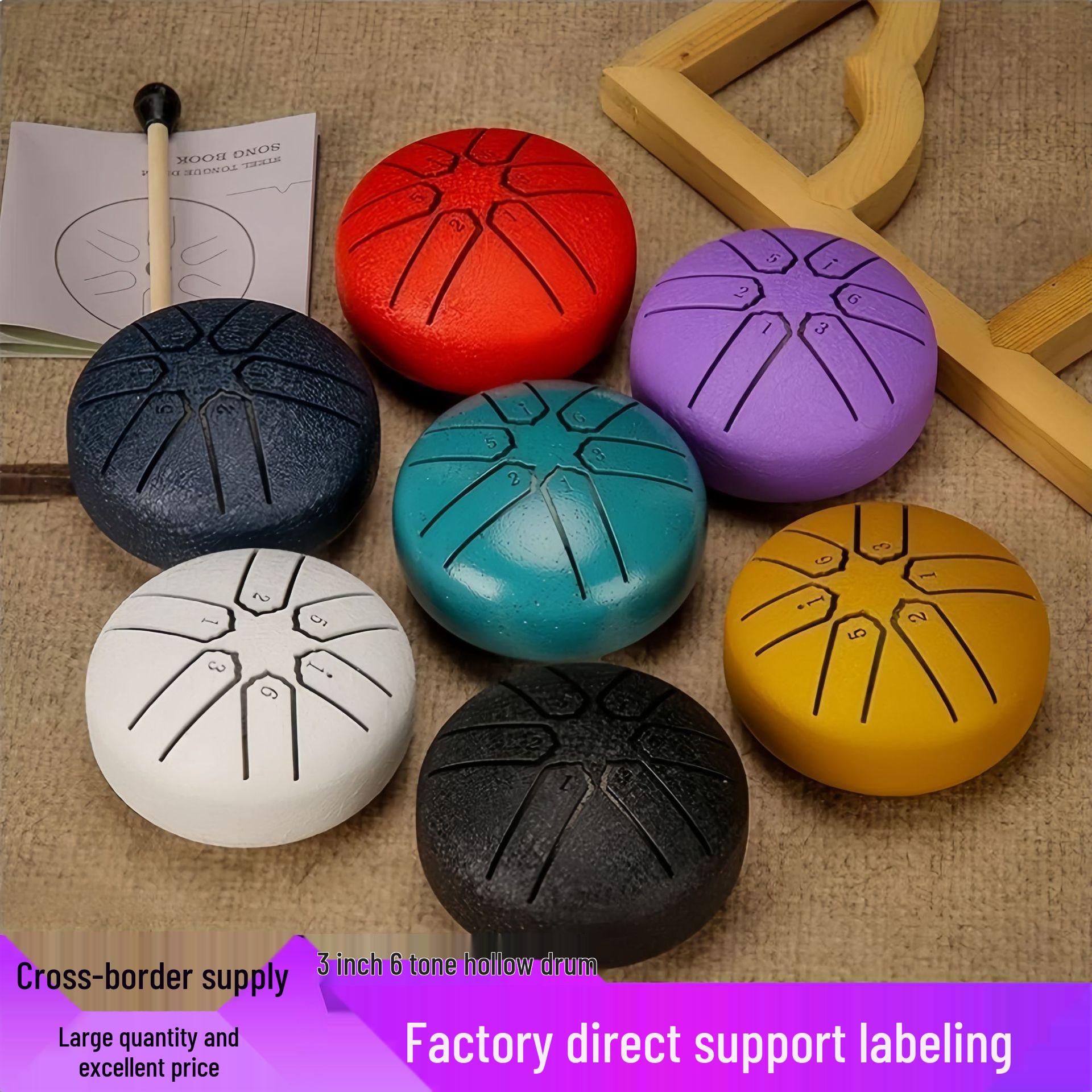 3-Inch 6-Tone Mini Steel Tongue Drum - Children s Portable Percussion Instrument and Pocket Drum Toy
3-Inch 6-Tone Mini Steel Tongue Drum - Children s Portable Percussion Instrument and Pocket Drum Toy