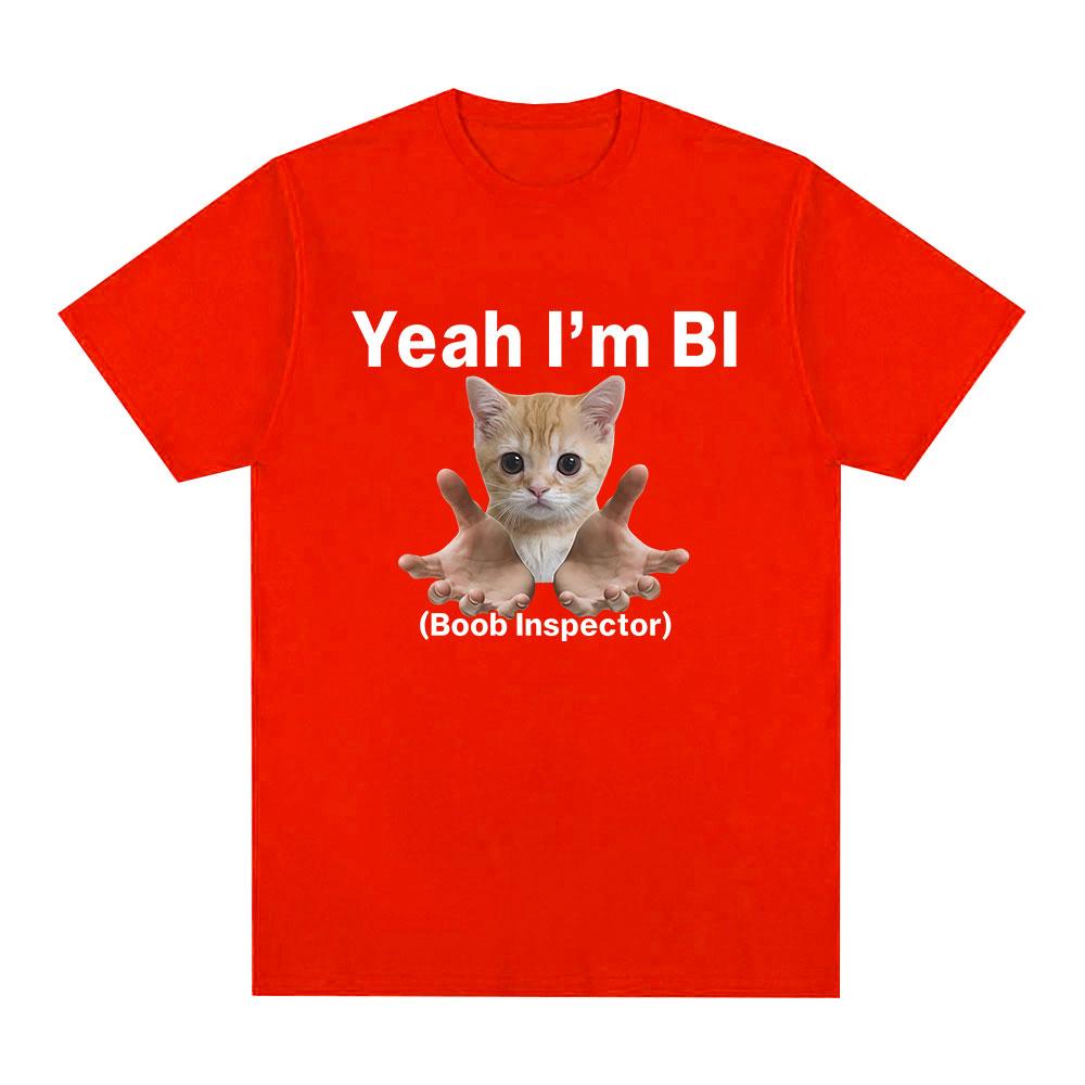 Vintage Yeah Im Bi Boob Inspector Funny Cat Meme T Shirt Y2K Streetwear Fashion cheap Women clothing with free shipping 4XL
Vintage Yeah Im Bi Boob Inspector Funny Cat Meme T Shirt Y2K Streetwear Fashion cheap Women clothing with free shipping 4XL