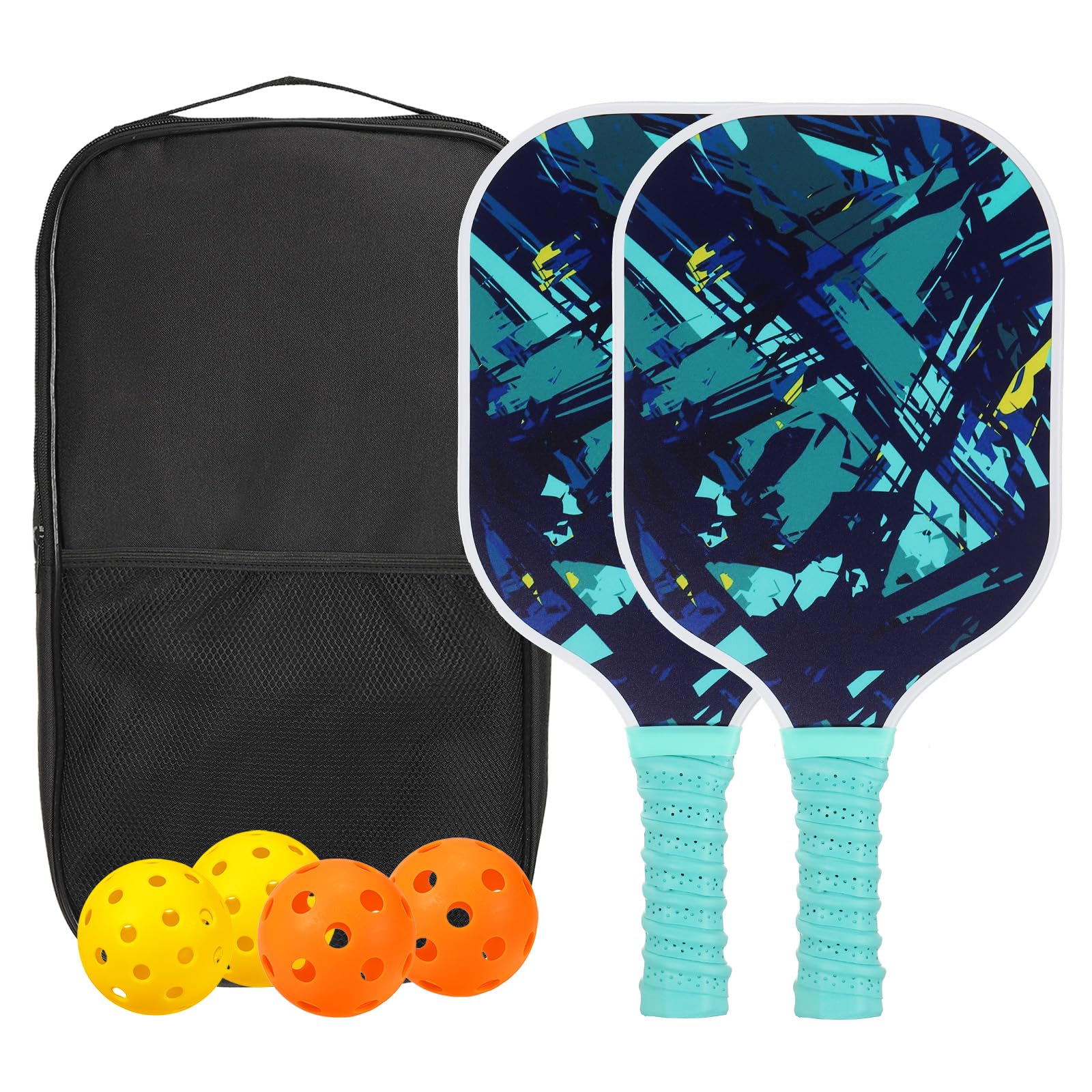 PATIKIL Pickleball Paddle Set USAPA Approved Fiberglass Surface Pickleball Racket with Cushioned Grip 2 Paddles 4 Pickleballs 1 Carry Bag for Men
PATIKIL Pickleball Paddle Set USAPA Approved Fiberglass Surface Pickleball Racket with Cushioned Grip 2 Paddles 4 Pickleballs 1 Carry Bag for Men