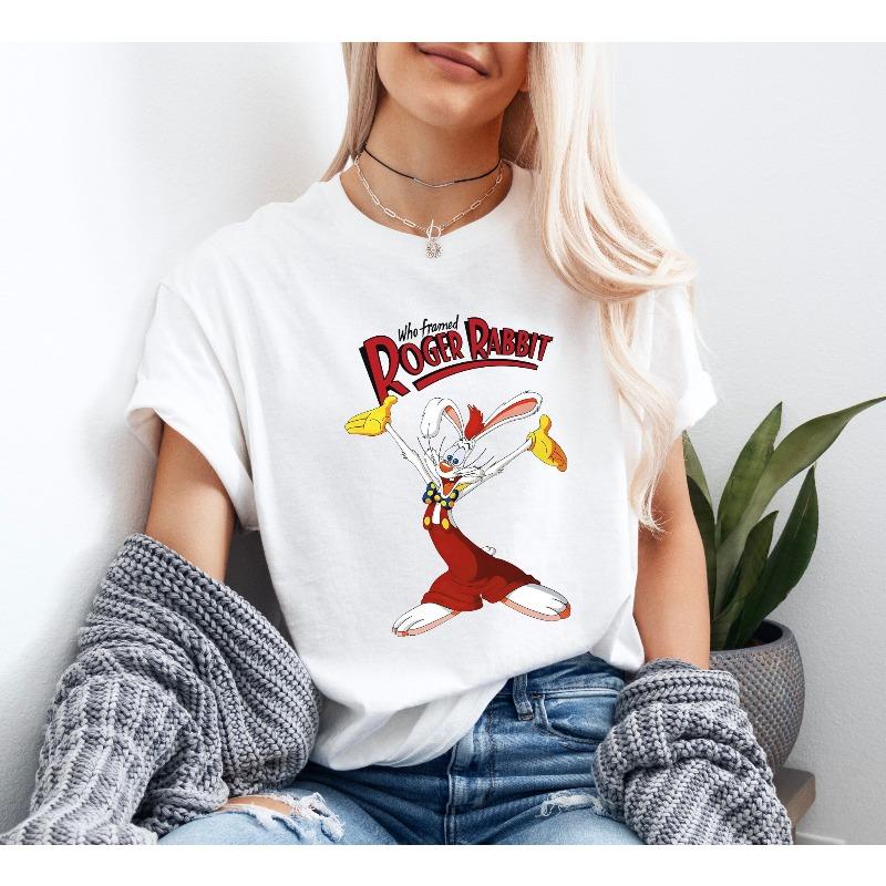 Retro 90s Roger Rabbit Sports Disneyland Home Print Fashion Womens TShirt Short Sleeve Loose Fashion Plus Size Top S
Retro 90s Roger Rabbit Sports Disneyland Home Print Fashion Womens TShirt Short Sleeve Loose Fashion Plus Size Top S