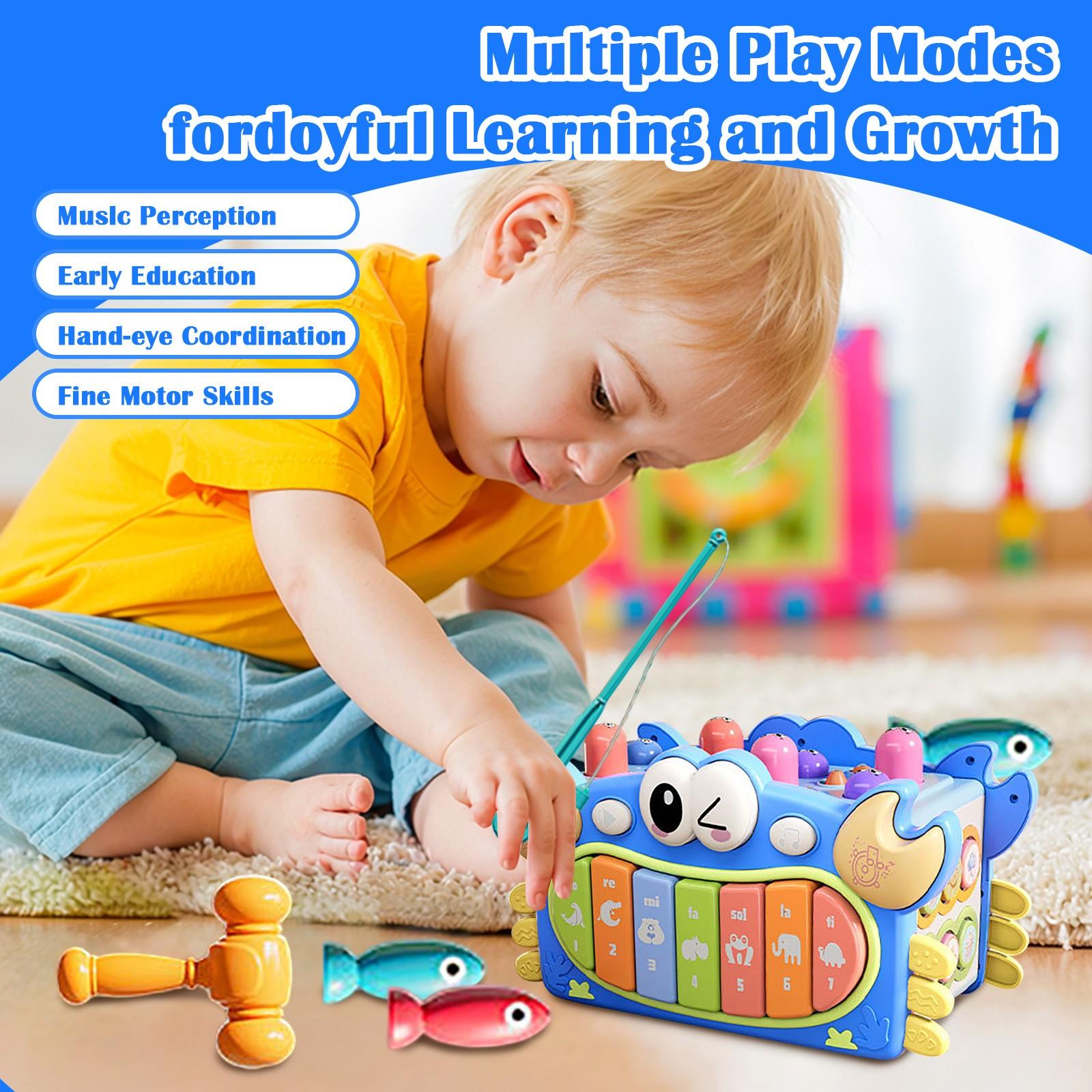 The Crab Hexahedron Educational Music Toy Features Multi-functional Lights Like Stars The Seabed, And The Music Piano Will Make You Happy And Joyful. One Size синий
The Crab Hexahedron Educational Music Toy Features Multi-functional Lights Like Stars The Seabed, And The Music Piano Will Make You Happy And Joyful. One Size синий