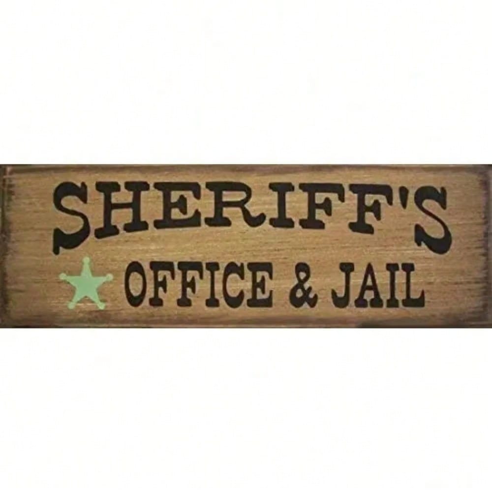Vintage Sheriff Metal Tin Sign 4x16 Inch Retro Western Wall Decor for Home Bar Pub 10x40 різнокольоровий
Vintage Sheriff Metal Tin Sign 4x16 Inch Retro Western Wall Decor for Home Bar Pub 10x40 різнокольоровий