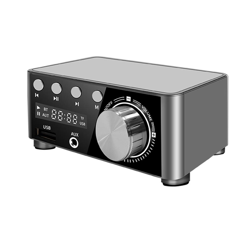 50Втx2 HIFI Аудіо підсилювач Bluetooth Цифрова плата живлення Аудіо підсилювачі Класу D Plug and Play AUX TF Підсилювач для домашнього кінотеатру срібний
50Втx2 HIFI Аудіо підсилювач Bluetooth Цифрова плата живлення Аудіо підсилювачі Класу D Plug and Play AUX TF Підсилювач для домашнього кінотеатру срібний