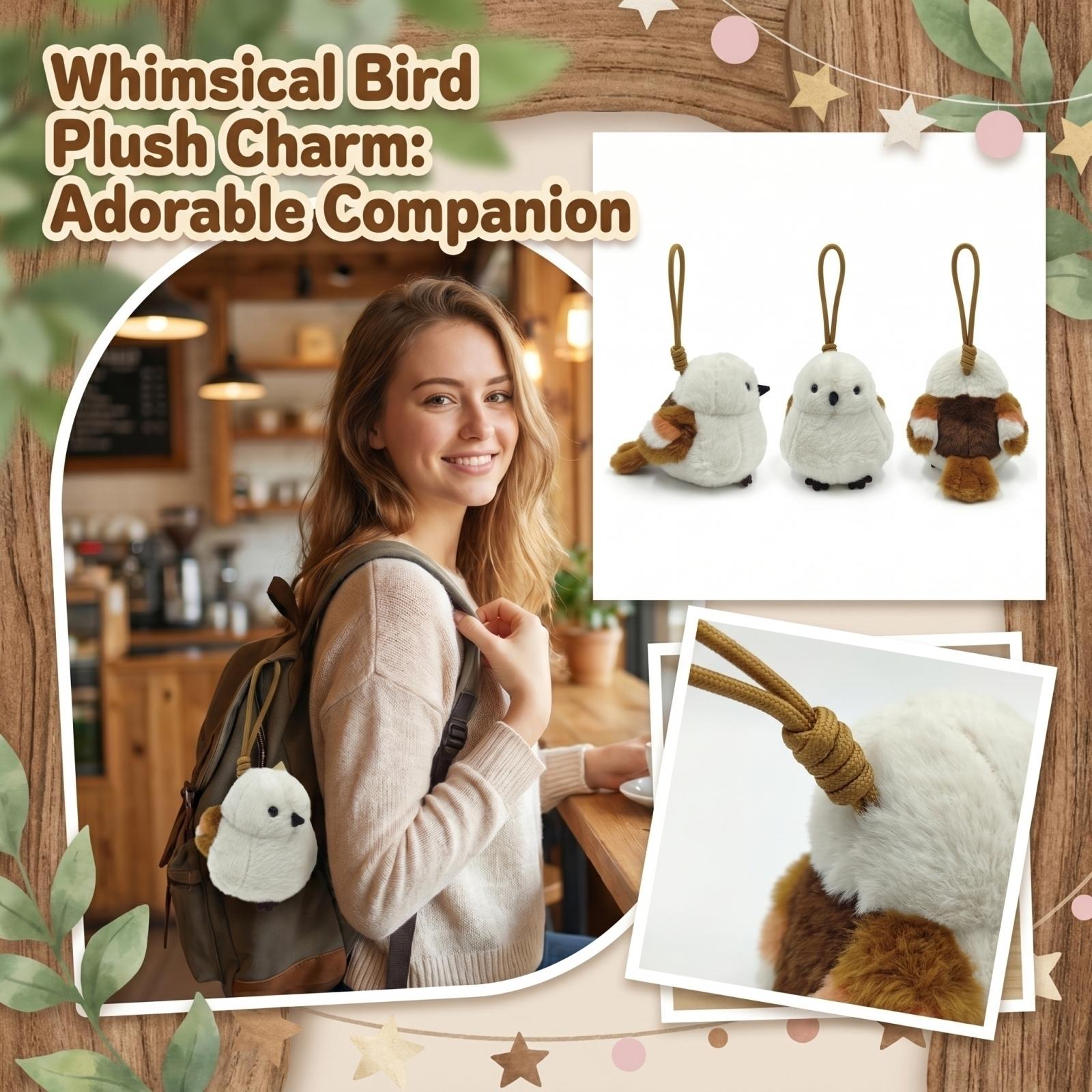 Fun Little Bird Ornament Plush Pendant Cute Bages Bird Doll Hanging Decoration Children s Toy One Size
Fun Little Bird Ornament Plush Pendant Cute Bages Bird Doll Hanging Decoration Children s Toy One Size