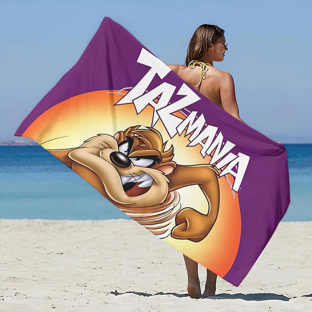 Taz Mania Beach Towel Microfiber Sand Free Quick Dry Soft Sandproof Pool Towels Gift for Women Travel Gym Shower Camping W30*H60(CM)
Taz Mania Beach Towel Microfiber Sand Free Quick Dry Soft Sandproof Pool Towels Gift for Women Travel Gym Shower Camping W30*H60(CM)