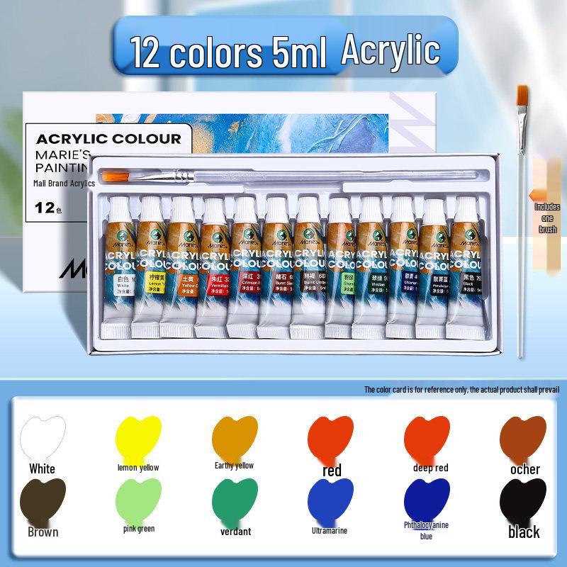 Mali Acrylic Paint Set - 24 Colors for Beginners & Kids, Ideal for Hand-Painted Wall Art
Mali Acrylic Paint Set - 24 Colors for Beginners & Kids, Ideal for Hand-Painted Wall Art