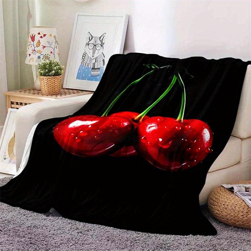 1pc, with Two Cherry Patterns, Fashionable Plush All Year Round, Lightweight, Warm and Comfortable Blanket, Bedroom, Picnic Blanket, Car Tr 130x150cm
1pc, with Two Cherry Patterns, Fashionable Plush All Year Round, Lightweight, Warm and Comfortable Blanket, Bedroom, Picnic Blanket, Car Tr 130x150cm
