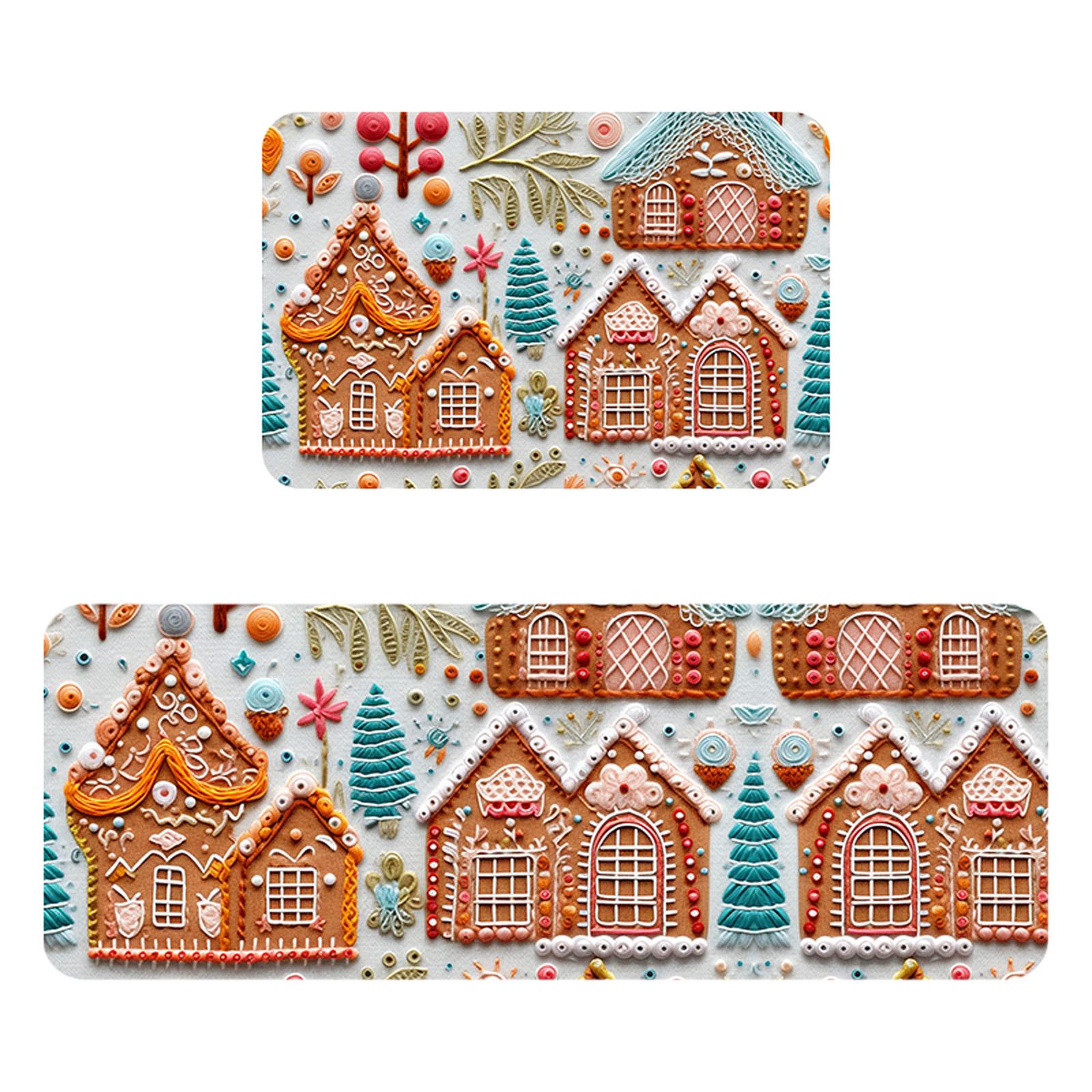 Christmas Kitchen Anti-slip Mat Carpet Flannel Doormat Two-piece Set One Size
Christmas Kitchen Anti-slip Mat Carpet Flannel Doormat Two-piece Set One Size