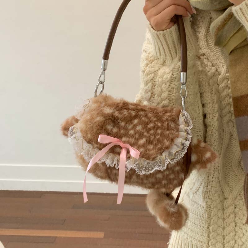 Furry Winter Women s Crossbody Bag with Christmas Reindeer Design Soft Faux Fur Underarm Single Shoulder Armpit Bag for Ladies
Furry Winter Women s Crossbody Bag with Christmas Reindeer Design Soft Faux Fur Underarm Single Shoulder Armpit Bag for Ladies