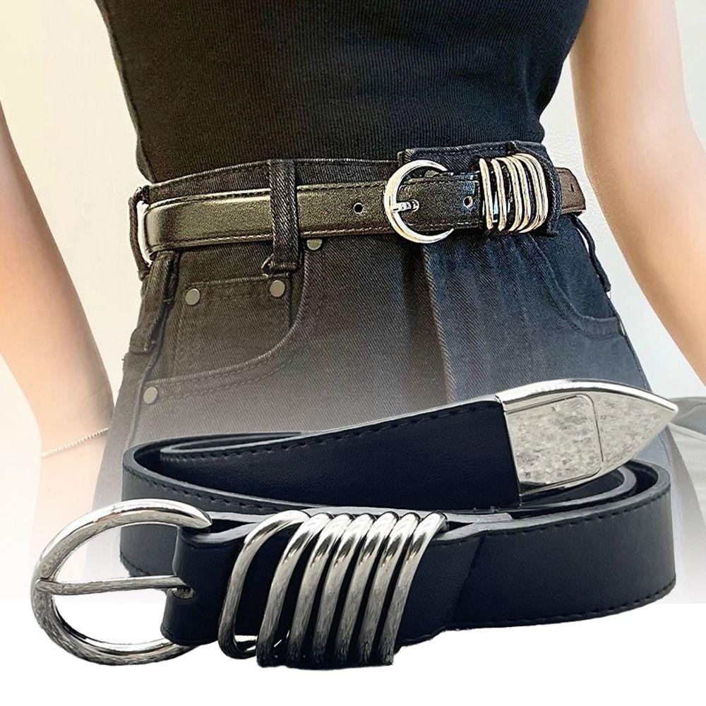 Trendy Brand PU Leather Belt Punk Pin Buckle Belt Fashion Business Denim Belt For Women чорний
Trendy Brand PU Leather Belt Punk Pin Buckle Belt Fashion Business Denim Belt For Women чорний