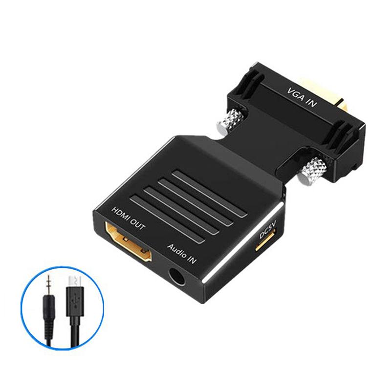 Vga To Hdmi-Compatible Converter Cable Full Hd 1080P Vga To Hdmi Cable Adapter With Audio Output For Pc Laptop Hdtv Projector 2
Vga To Hdmi-Compatible Converter Cable Full Hd 1080P Vga To Hdmi Cable Adapter With Audio Output For Pc Laptop Hdtv Projector 2