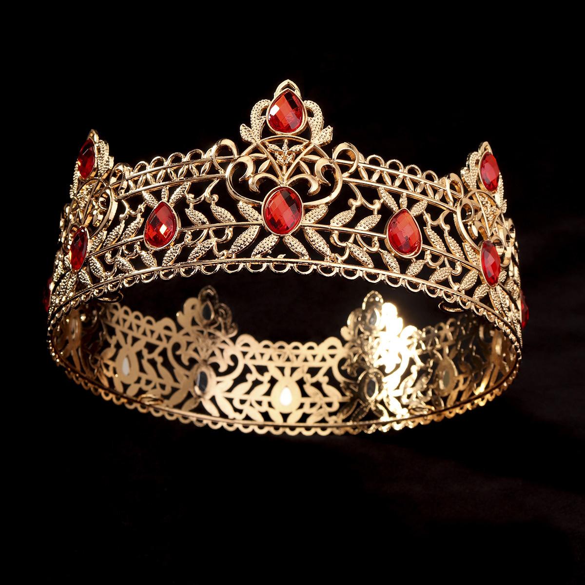 Classic Alloy Round Crown Rhinestone King & Queen Tiara Ornament Bridal Wedding Party Attendance Party Dress Hair Accessories
Classic Alloy Round Crown Rhinestone King & Queen Tiara Ornament Bridal Wedding Party Attendance Party Dress Hair Accessories