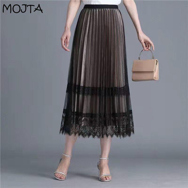 Весенне-летняя женская сетчатая кружевная плиссированная юбка миди, женская юбка с высокой талией, однотонная тонкая плиссированная юбка трапециевидной формы средней длины M
Весенне-летняя женская сетчатая кружевная плиссированная юбка миди, женская юбка с высокой талией, однотонная тонкая плиссированная юбка трапециевидной формы средней длины M