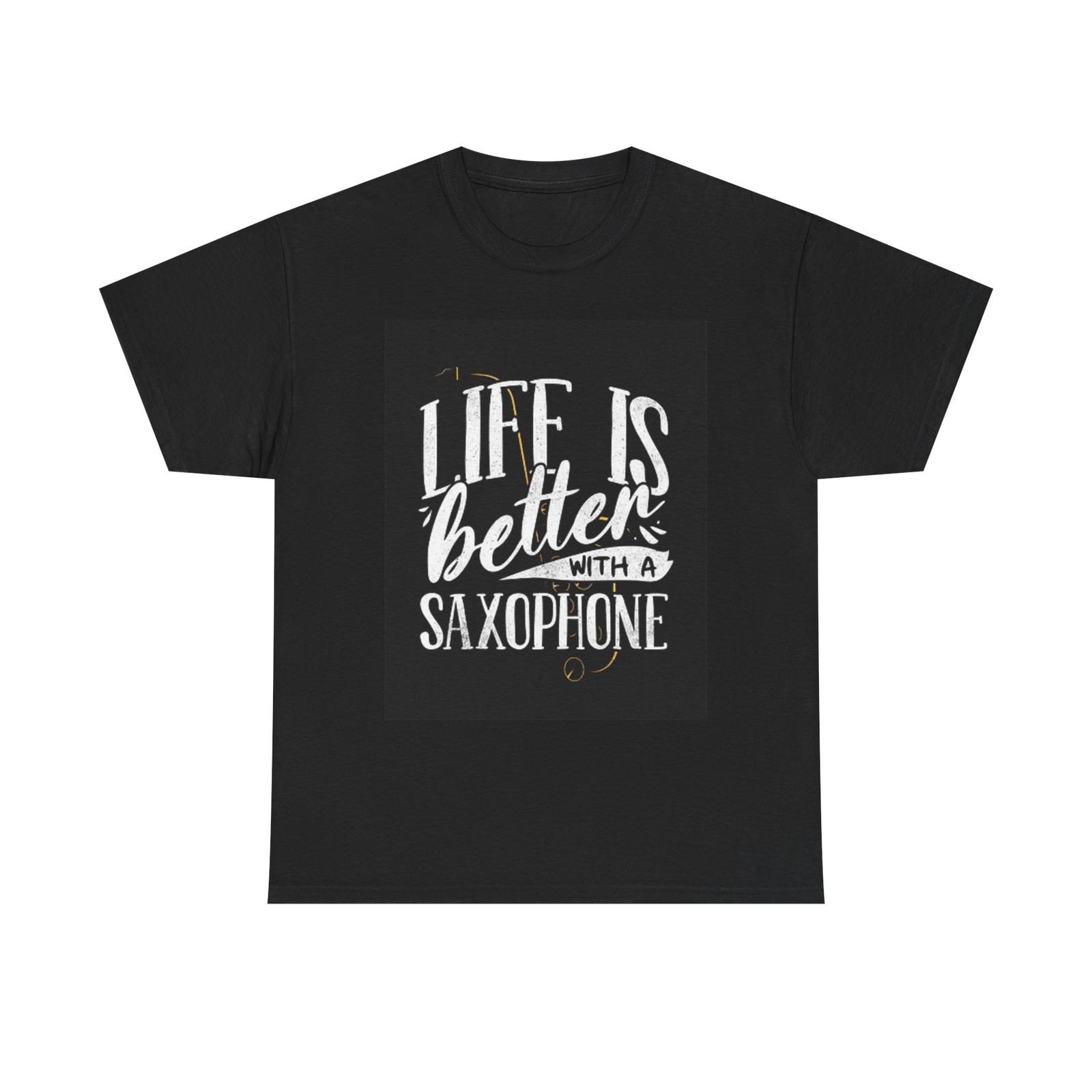 Life Is Better With a Saxophone Graphic T Shirt Mens Womens Tees Top Funny Unisex Heavy Cotton Tee L
Life Is Better With a Saxophone Graphic T Shirt Mens Womens Tees Top Funny Unisex Heavy Cotton Tee L