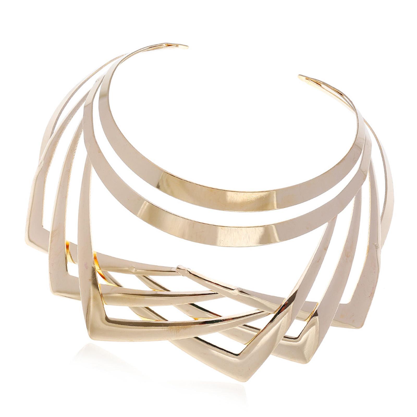 Cool Metallic Choker Layered Neck Chain Necklace Elegant Edgy Collar Jewelry for Wedding Photo Stage Show золотой
Cool Metallic Choker Layered Neck Chain Necklace Elegant Edgy Collar Jewelry for Wedding Photo Stage Show золотой