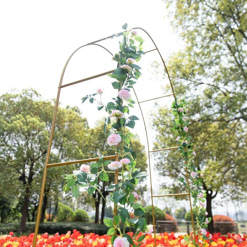 Iron Arch Climbing Frame for Wedding Garden or Courtyard Decor золотий
Iron Arch Climbing Frame for Wedding Garden or Courtyard Decor золотий