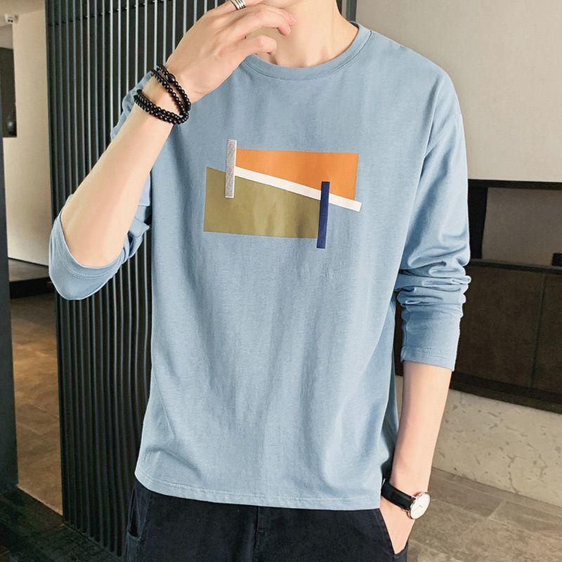 Korean Style Trendy Men s 2026 Spring and Autumn New Patchwork O-Neck Printed Fashion Versatile Loose Casual Long Sleeved Top XXXL синій
Korean Style Trendy Men s 2026 Spring and Autumn New Patchwork O-Neck Printed Fashion Versatile Loose Casual Long Sleeved Top XXXL синій