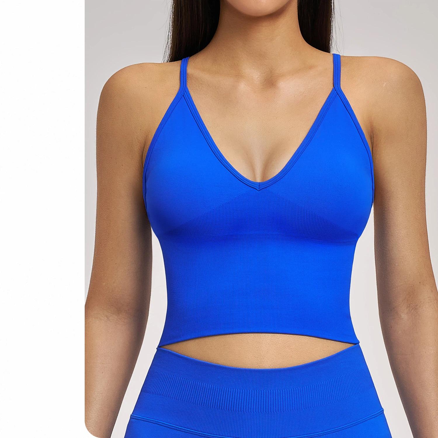Summer New Shockproof Seamless Yoga Bra Women Cross Beautiful Back Quick Drying Sports Tops Running Fitness Clothes XL
Summer New Shockproof Seamless Yoga Bra Women Cross Beautiful Back Quick Drying Sports Tops Running Fitness Clothes XL