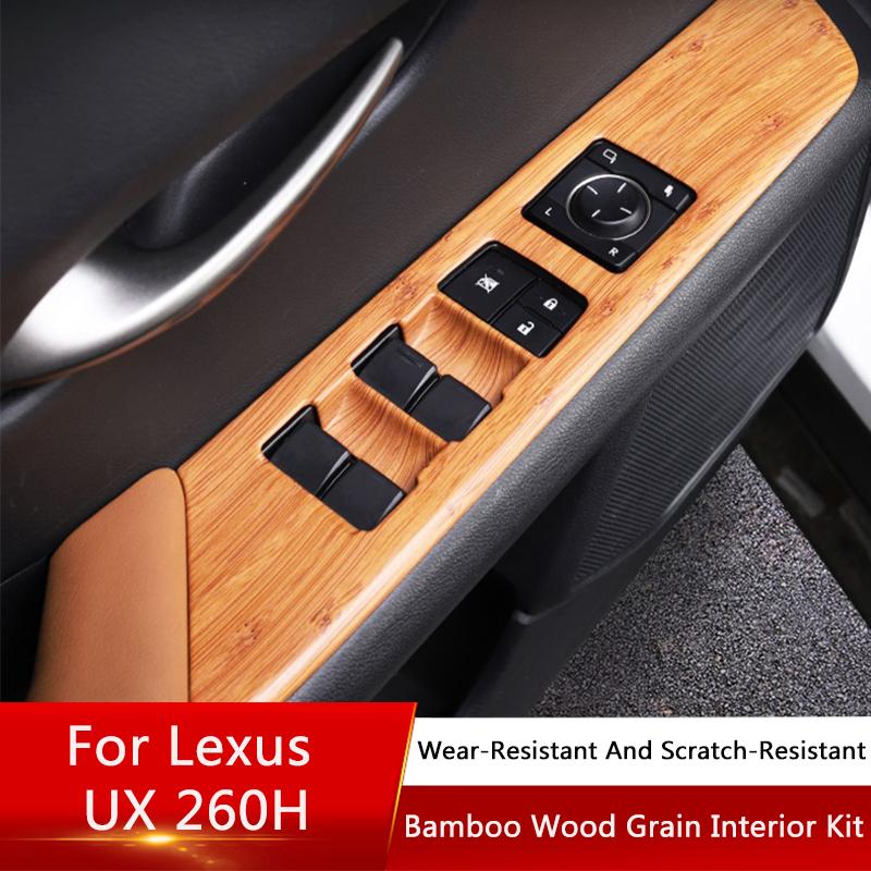 QHCP автомобильный бамбуковый под дерево, внутренняя рамка переключателя окна, панель передач, подлокотник, накладка на внутреннюю ручку двери для Lexus UX260H
QHCP автомобильный бамбуковый под дерево, внутренняя рамка переключателя окна, панель передач, подлокотник, накладка на внутреннюю ручку двери для Lexus UX260H