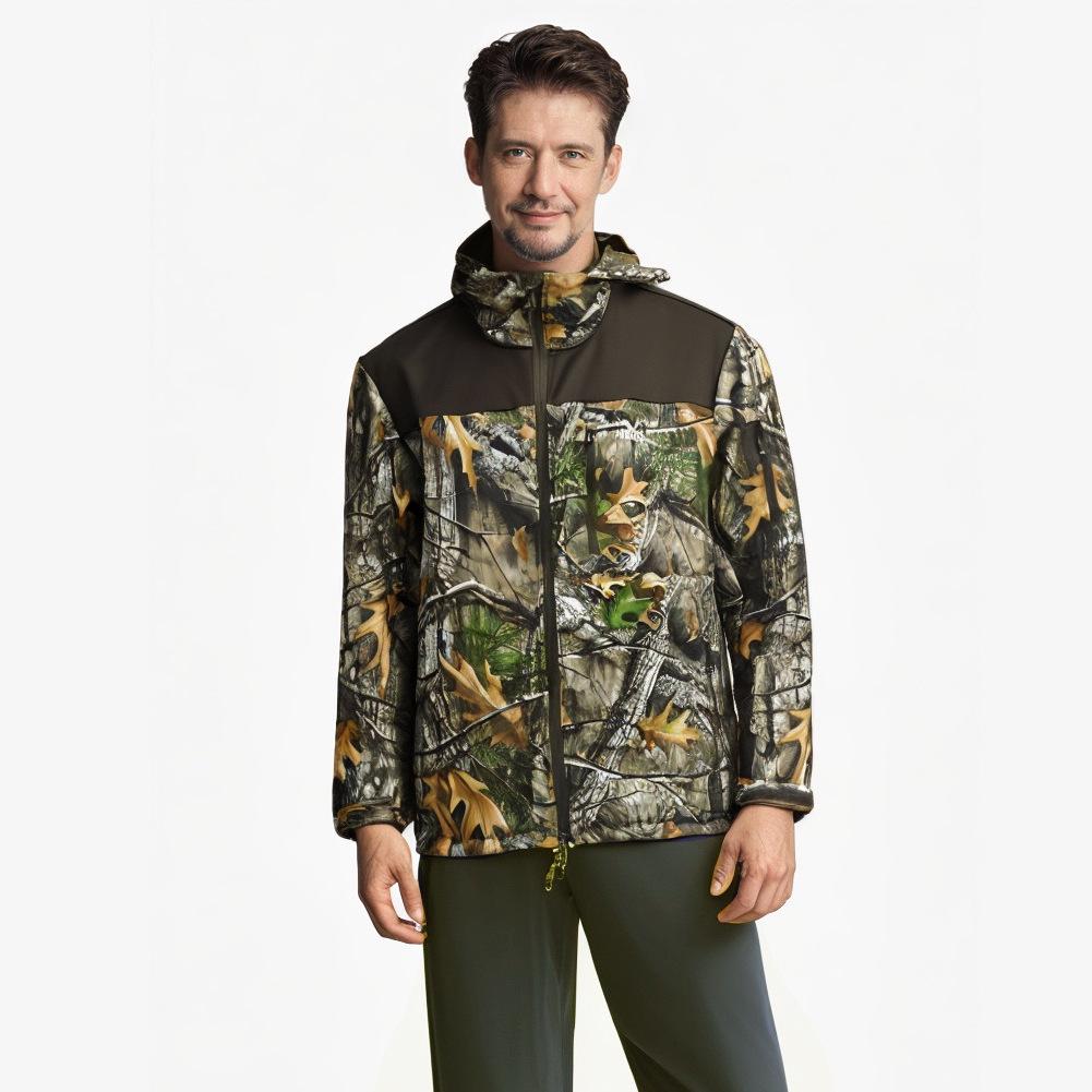 Men s Outdoor Camo Hooded Softshell Windbreaker - Windproof, Waterproof, Anti-Static Tactical Jacket M50. XL
Men s Outdoor Camo Hooded Softshell Windbreaker - Windproof, Waterproof, Anti-Static Tactical Jacket M50. XL