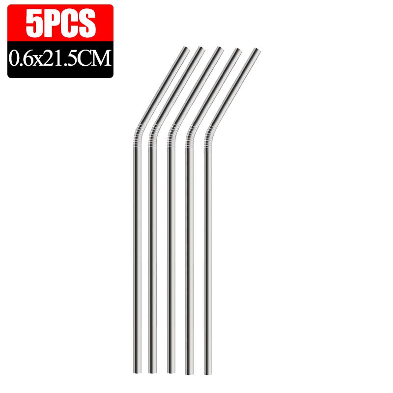 50/5x Stainless Steel Straw 304 Metal Drinking Straw for Party Kitchen Smoothie Milkshake Cocktail Hot Drinks Straight and Bent
50/5x Stainless Steel Straw 304 Metal Drinking Straw for Party Kitchen Smoothie Milkshake Cocktail Hot Drinks Straight and Bent