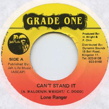 7inch Record LONE RANGER - Can t Stand It Grade One 1983 Jamaica Reggae, Ska & Dub
7inch Record LONE RANGER - Can t Stand It Grade One 1983 Jamaica Reggae, Ska & Dub