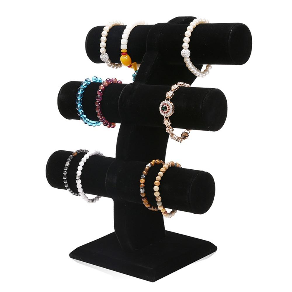 3 Layers Jewelry Display Stand T-bar Watch Storage Holder Velvet Bracelet Display Rack Bedroom чёрный
3 Layers Jewelry Display Stand T-bar Watch Storage Holder Velvet Bracelet Display Rack Bedroom чёрный