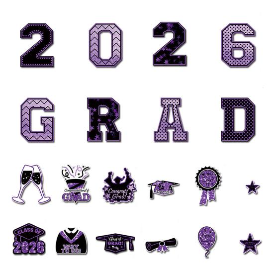 2026 Graduation Magnetic Car Decals Waterproof Graduation Car Magnets Fade-Resistant Reusable Party Decor фиолетовый
2026 Graduation Magnetic Car Decals Waterproof Graduation Car Magnets Fade-Resistant Reusable Party Decor фиолетовый