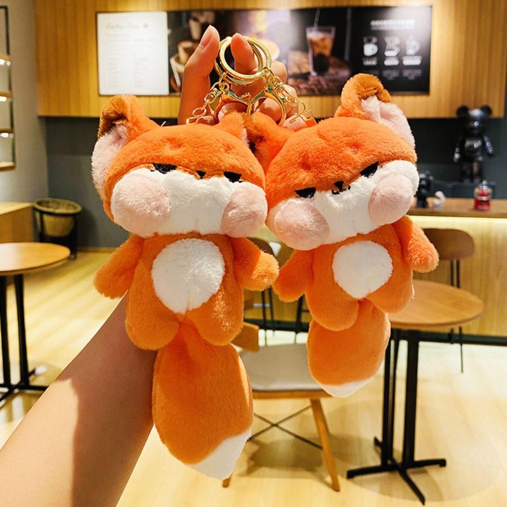 Big Tail Cartoon Big Tail Orange Car Keychain Plush Cartoon Big Tail Doll Pendant Children s Gift
Big Tail Cartoon Big Tail Orange Car Keychain Plush Cartoon Big Tail Doll Pendant Children s Gift