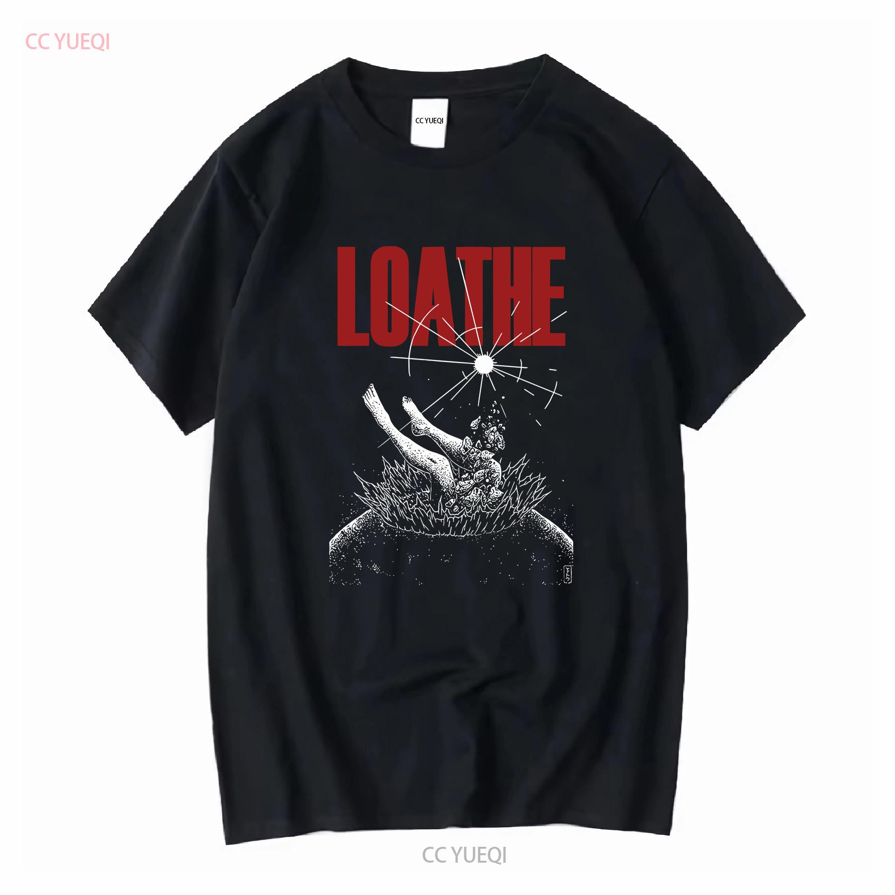 New Popular Loathe Band Black T Shirt Cotton Full Size S 5XL TH194 vintage Washed Stretched fashion graphic Casual Versatile 4XL
New Popular Loathe Band Black T Shirt Cotton Full Size S 5XL TH194 vintage Washed Stretched fashion graphic Casual Versatile 4XL