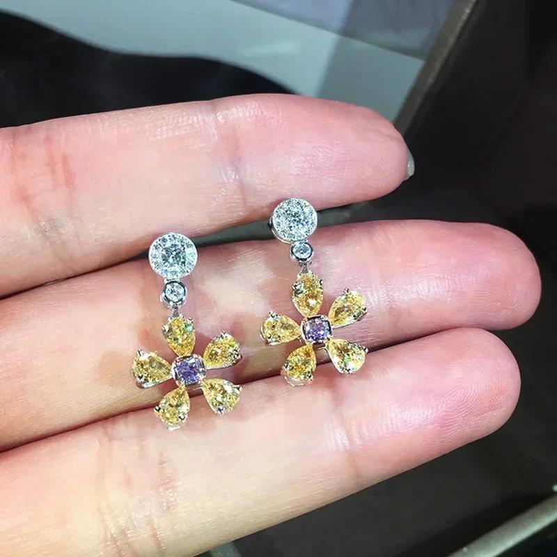 Huitan Luxury Yellow Flower Dangle Earrings Women Delicate Girls Ear Accessories for Party Brilliant Cubic Zirconia Zircon 2026
Huitan Luxury Yellow Flower Dangle Earrings Women Delicate Girls Ear Accessories for Party Brilliant Cubic Zirconia Zircon 2026