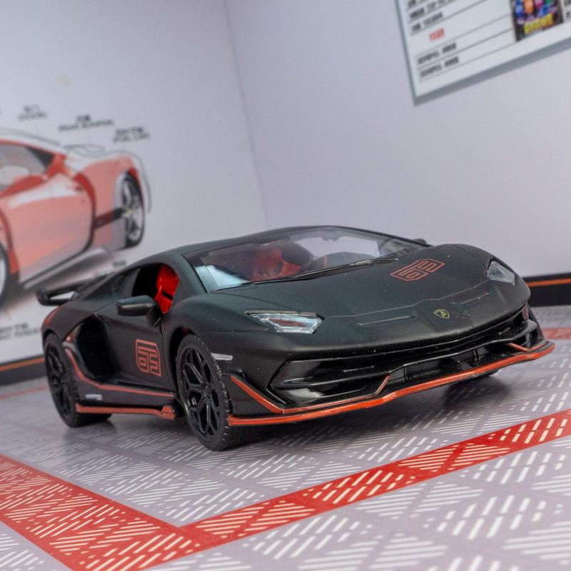 Caipo Simulation Lamborghini Aventador SVJ63 Alloy Pull-Back Car Model with Sound, Light, and Openable Doors.
Caipo Simulation Lamborghini Aventador SVJ63 Alloy Pull-Back Car Model with Sound, Light, and Openable Doors.