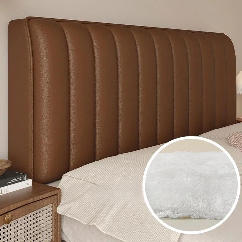 Waterproof PU Leather Headboard Cover Padded Bedhead Back Protector Soft All-inclusive Leather Headboard Cover Stretch Slipcover W120 x H60cm
Waterproof PU Leather Headboard Cover Padded Bedhead Back Protector Soft All-inclusive Leather Headboard Cover Stretch Slipcover W120 x H60cm