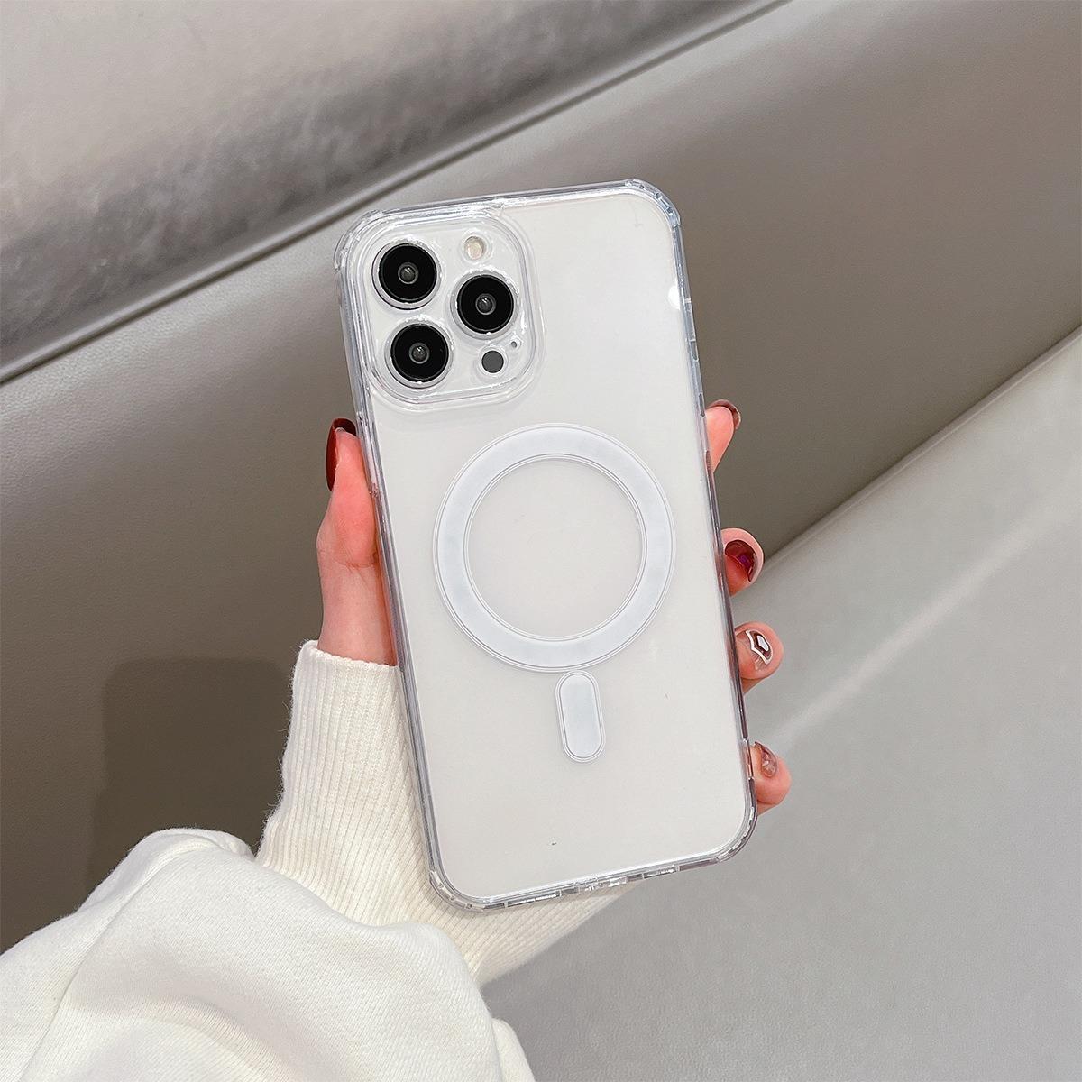 For iPhone 15 Pro Max Magnetic Case Precision Cutouts Shockproof Clear Phone Cover Type A
For iPhone 15 Pro Max Magnetic Case Precision Cutouts Shockproof Clear Phone Cover Type A