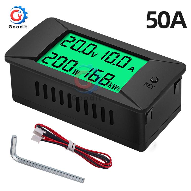 DC Digital Display Voltage and Current Meter 0~300V 50A 100A 200A 300A Power Electric Energy Consumption Tester Multimeter 50A
DC Digital Display Voltage and Current Meter 0~300V 50A 100A 200A 300A Power Electric Energy Consumption Tester Multimeter 50A