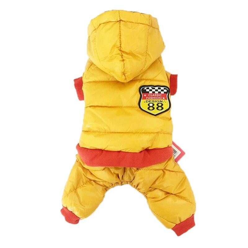 Зимняя теплая одежда для домашних животных для маленьких собак, одежда для щенков, толстовки с капюшоном для чихуахуа, одежда для французского бульдога, пальто для мопса, водонепроницаемая куртка из искусственной кожи для собак XS(8) жёлтый
Зимняя теплая одежда для домашних животных для маленьких собак, одежда для щенков, толстовки с капюшоном для чихуахуа, одежда для французского бульдога, пальто для мопса, водонепроницаемая куртка из искусственной кожи для собак XS(8) жёлтый
