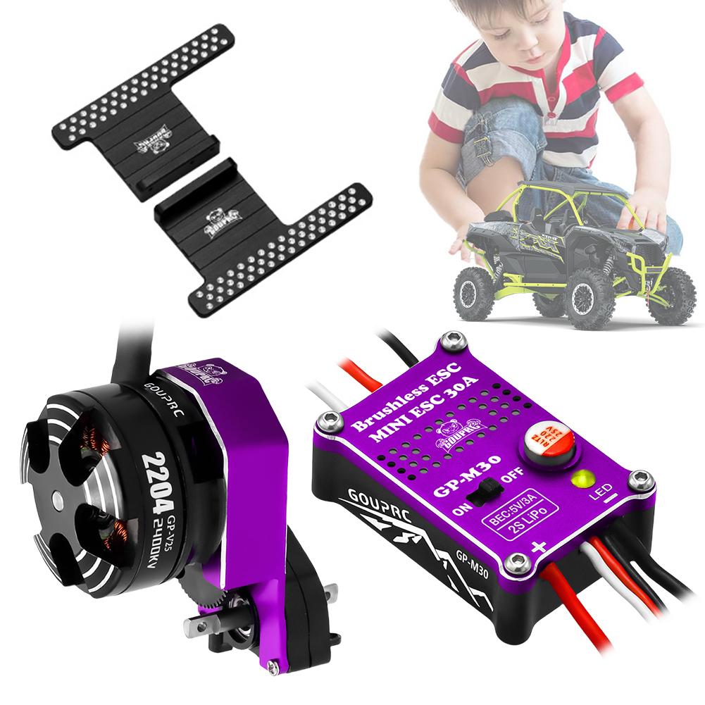 2204 2400KV Brushless Outrunner Motor W/ Transmission and 30A Brushless ESC for SCX24 RC Crawler Axial 1/24 RC Car Truck фіолетовий
2204 2400KV Brushless Outrunner Motor W/ Transmission and 30A Brushless ESC for SCX24 RC Crawler Axial 1/24 RC Car Truck фіолетовий
