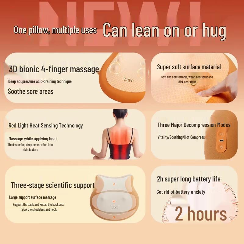 Breo Back2F Portable Heated Lumbar Massager
Breo Back2F Portable Heated Lumbar Massager