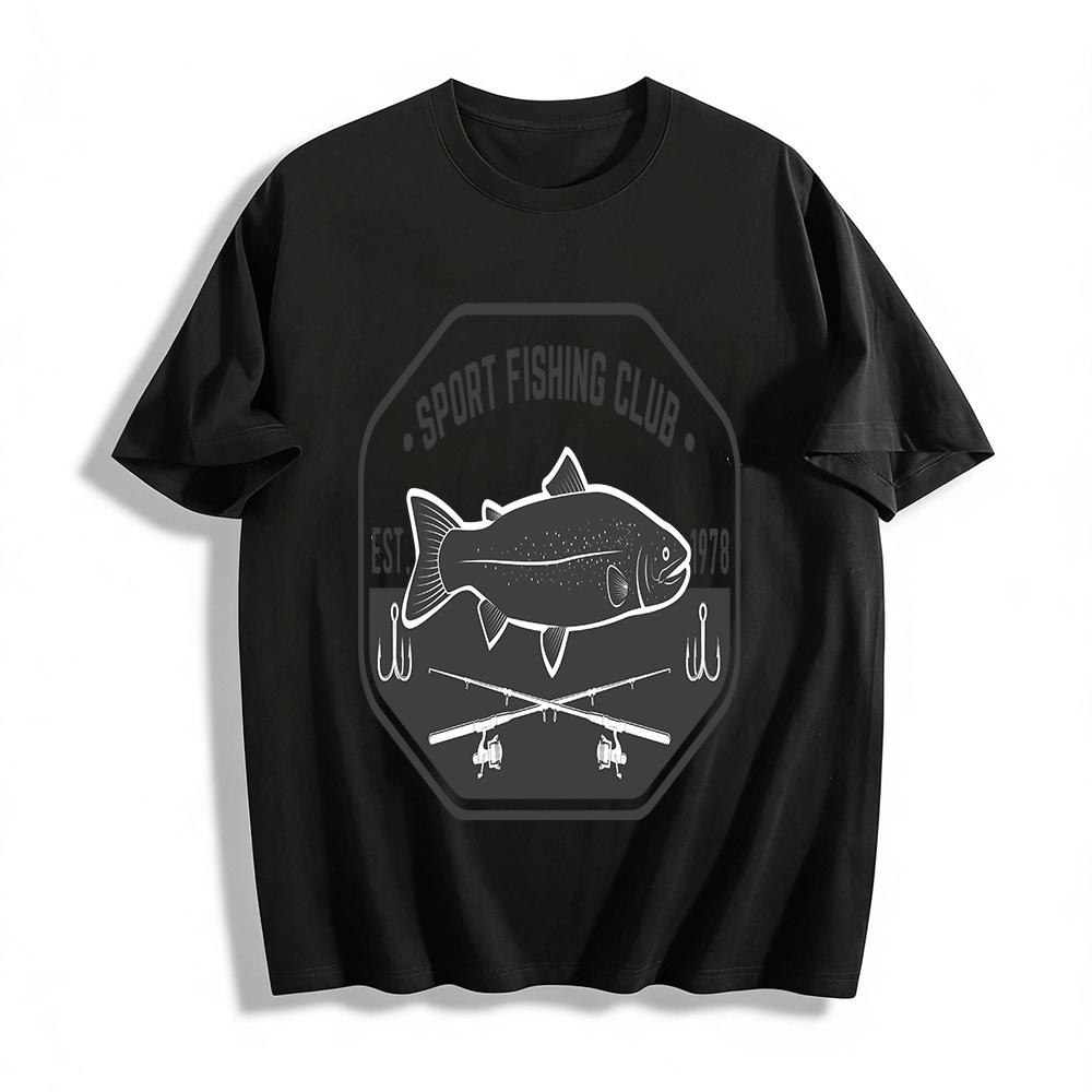 Vintage 1978 Sport Fishing Club Print Outdoor Angler Casual T-Shirt Pure cotton T-shirt 6XL
Vintage 1978 Sport Fishing Club Print Outdoor Angler Casual T-Shirt Pure cotton T-shirt 6XL