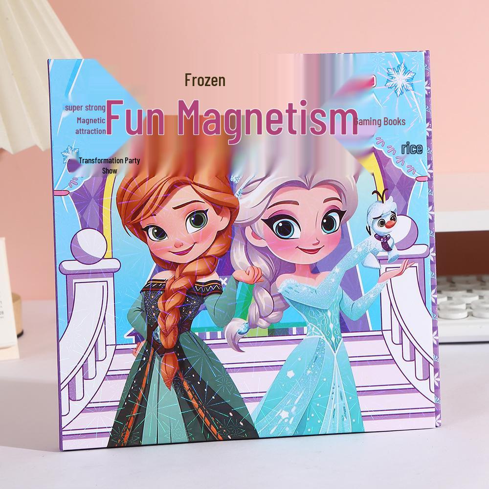 Замечательная магнитная игра-одевалка «Принцесса Холодного сердца» тихая книжка с наклейками
Замечательная магнитная игра-одевалка «Принцесса Холодного сердца» тихая книжка с наклейками