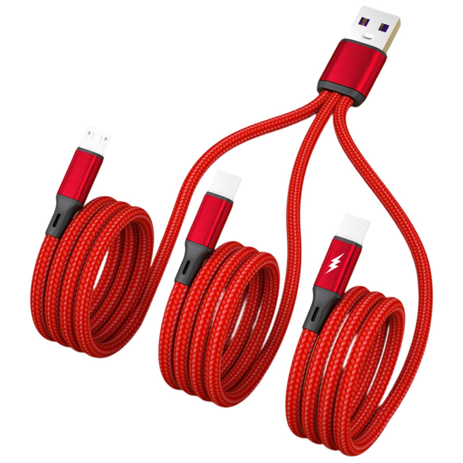 Multi USB Charging Cable 5V , 3-in-1 Data Sync Charger Cord with Dual Type -C/Micro-USB Port for Cell Phones/Tablets красный
Multi USB Charging Cable 5V , 3-in-1 Data Sync Charger Cord with Dual Type -C/Micro-USB Port for Cell Phones/Tablets красный