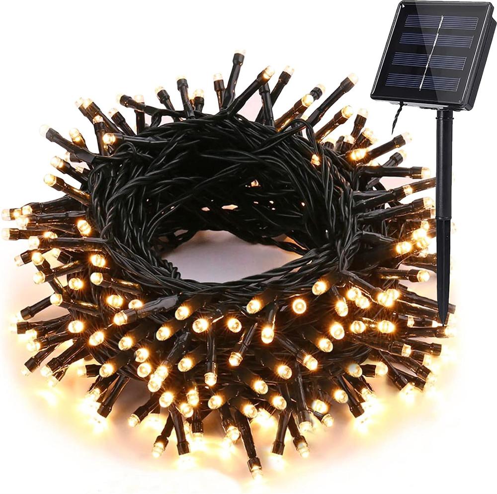 Solar Christmas Lights Solar String Lights Outdoor Waterproof, Green Wire with 8 Modes Christmas Tree Lights for Garden 457 5m 20 led теплим білим кольором
Solar Christmas Lights Solar String Lights Outdoor Waterproof, Green Wire with 8 Modes Christmas Tree Lights for Garden 457 5m 20 led теплим білим кольором