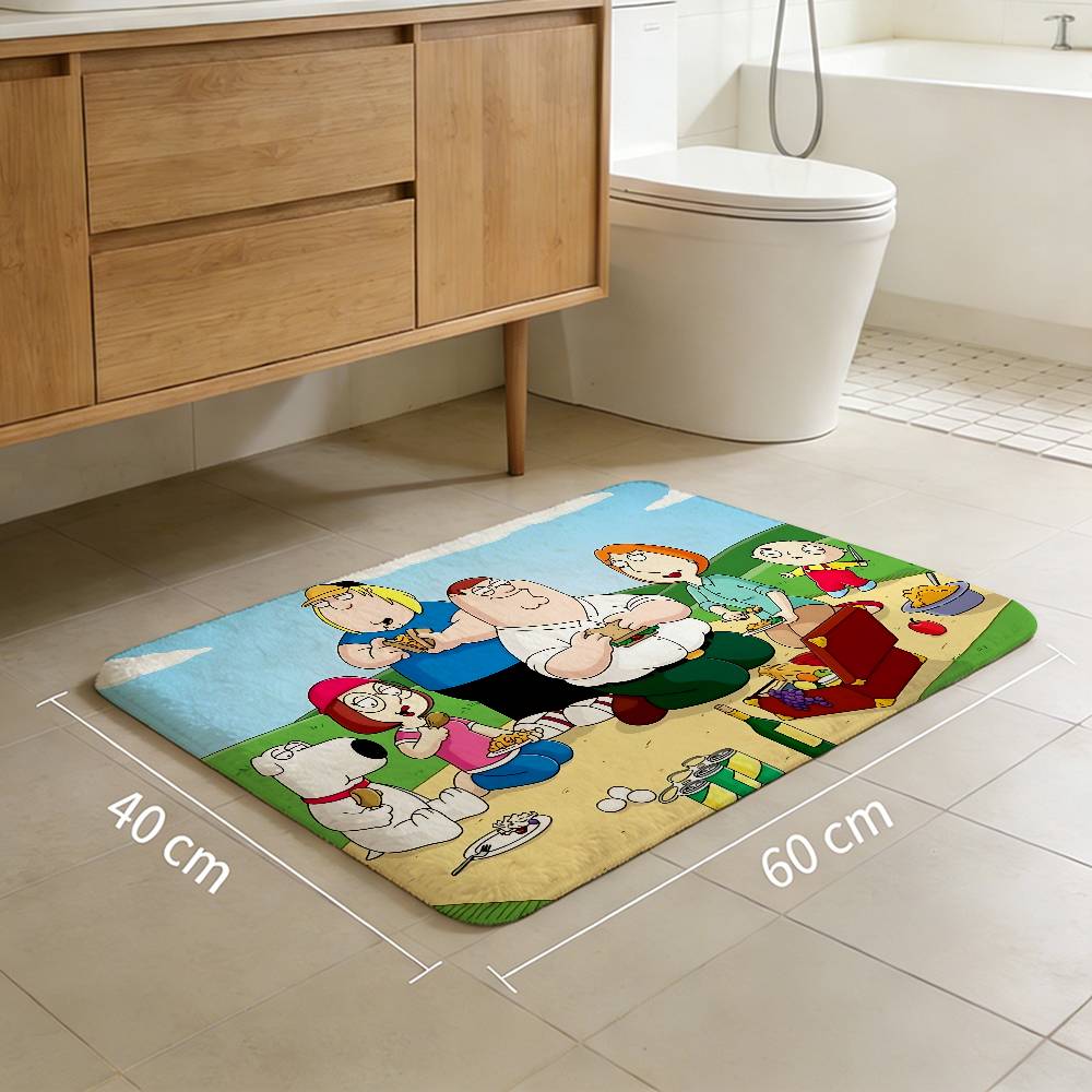 Cartoon G-Guy Cool F-Family Kitchen Mat Kids Room Bedroom Decoration Balcony Anti-Slip Doormat Living Room Alfombra 40x60cm
Cartoon G-Guy Cool F-Family Kitchen Mat Kids Room Bedroom Decoration Balcony Anti-Slip Doormat Living Room Alfombra 40x60cm