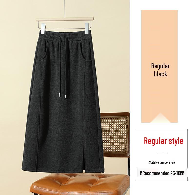 Women s Plus Size Wool-Blend A-Line Skirt - Velvet-Lined, High Waist, Elastic Fit, Mid-Length for Autumn/Winter 2XL (135-150 Jin)
Women s Plus Size Wool-Blend A-Line Skirt - Velvet-Lined, High Waist, Elastic Fit, Mid-Length for Autumn/Winter 2XL (135-150 Jin)