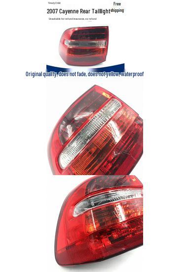 Porsche Cayenne Rear Taillight Assembly for 07-10 Models: Brake, Reversing, and Anti-Collision Light. Premium, Driver
Porsche Cayenne Rear Taillight Assembly for 07-10 Models: Brake, Reversing, and Anti-Collision Light. Premium, Driver