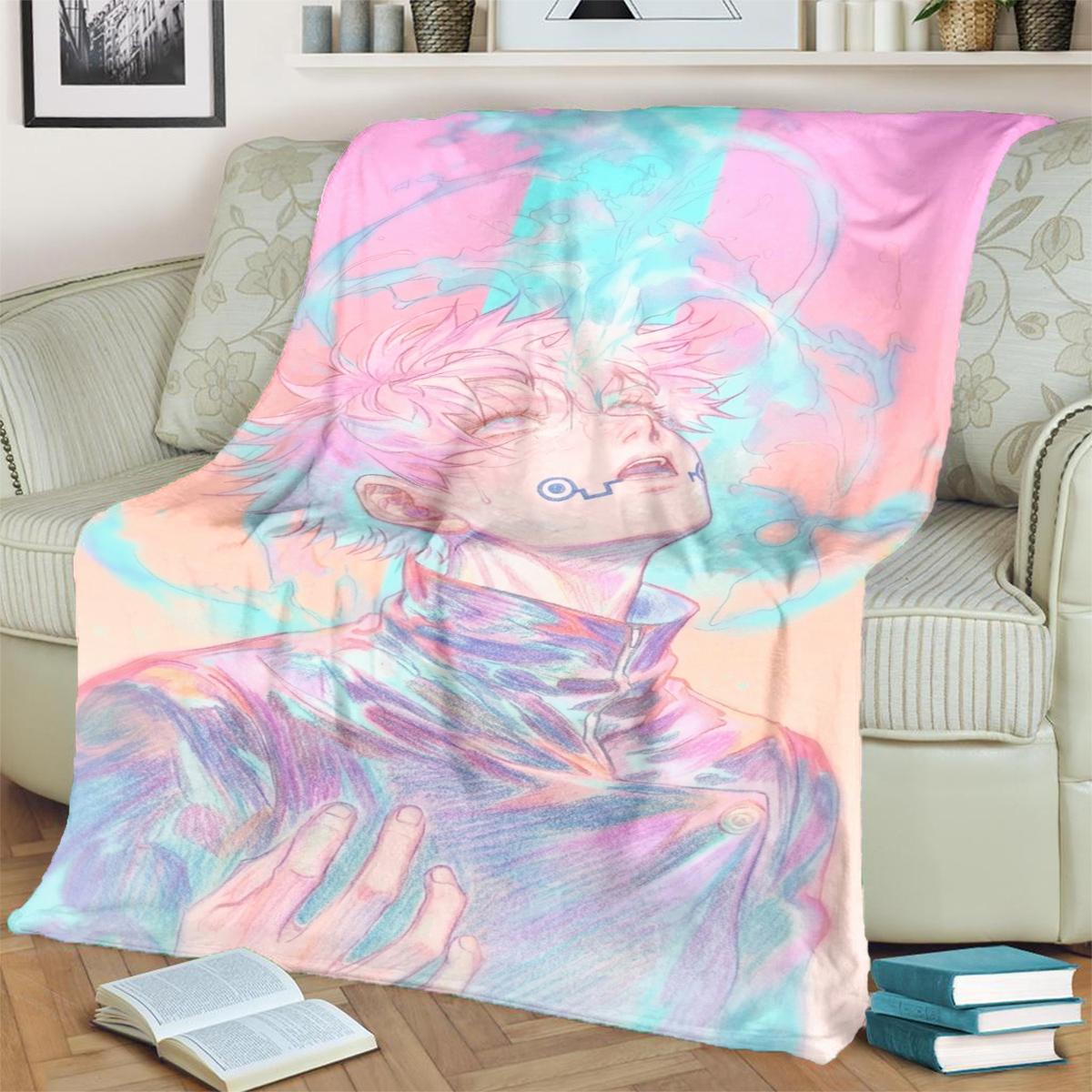 Soft Warm Print Blanket Jujutsu Kaisen Flannel for Bedrooms, Sofas, Beds, Chairs, Picnics, Travel 75x90cm
Soft Warm Print Blanket Jujutsu Kaisen Flannel for Bedrooms, Sofas, Beds, Chairs, Picnics, Travel 75x90cm